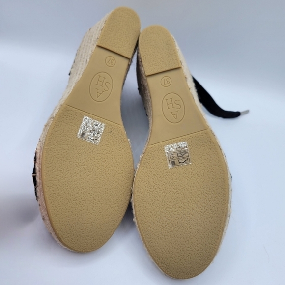 Ash Paola Wedge espadrille Orange Black 37 / 7 - Picture 8 of 12